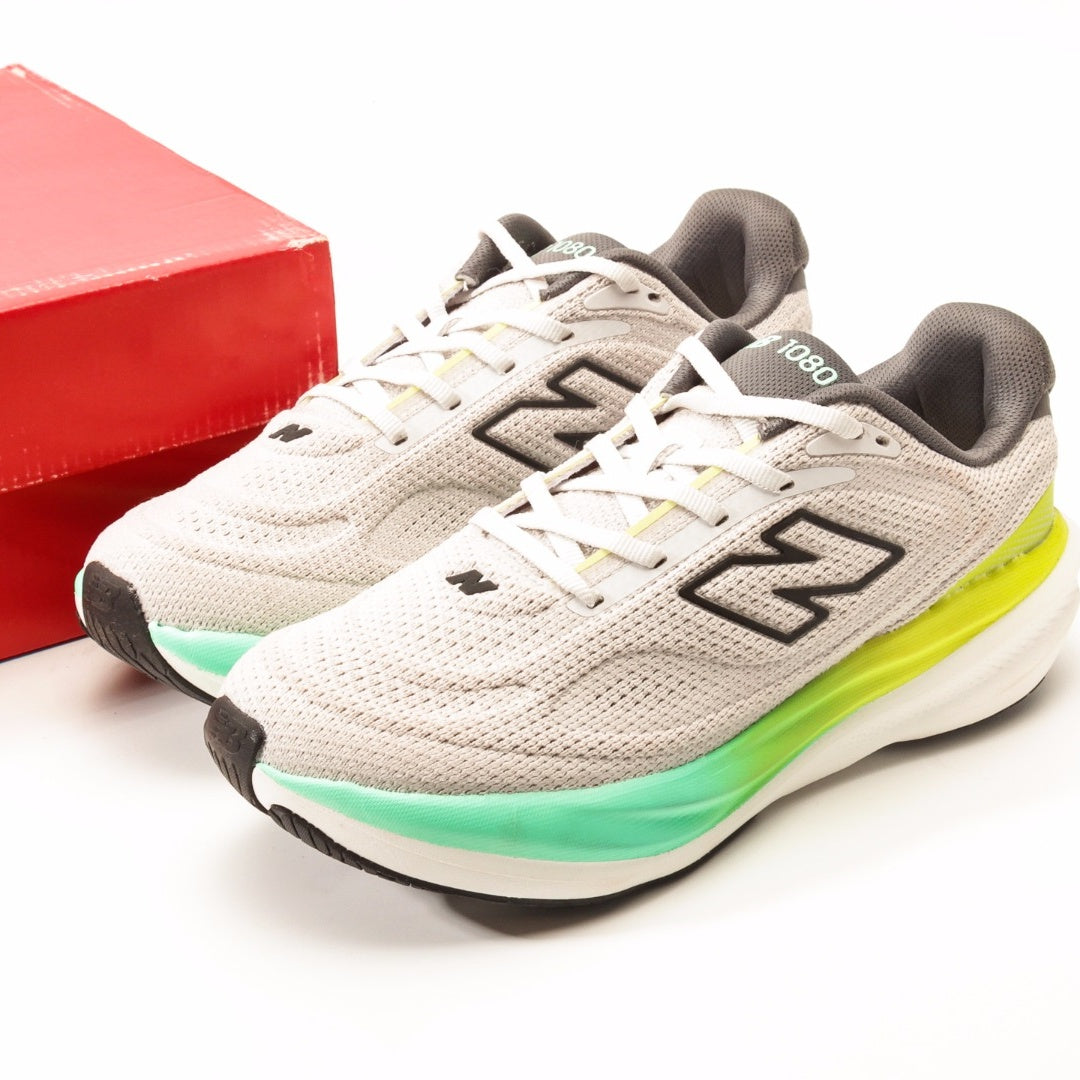 New Balance 1080 Light Grey & Multicolor Sneakers