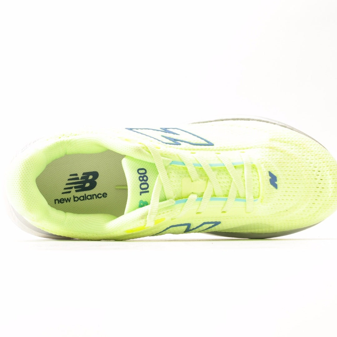 New Balance 1080 Neon Yellow & Silver Sneakers