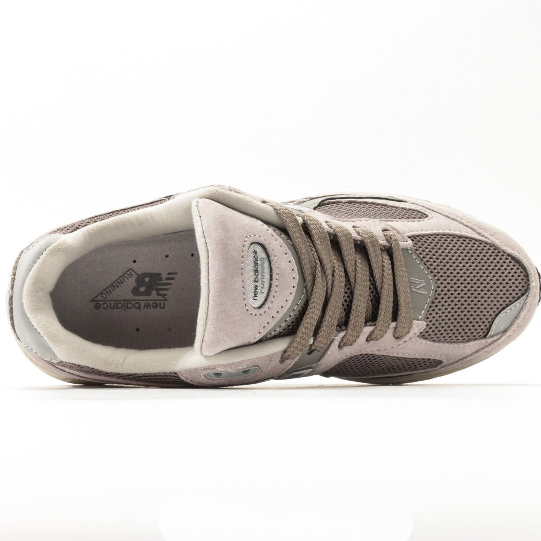 New Balance 2002R Taupe & Grey Retro Sneakers