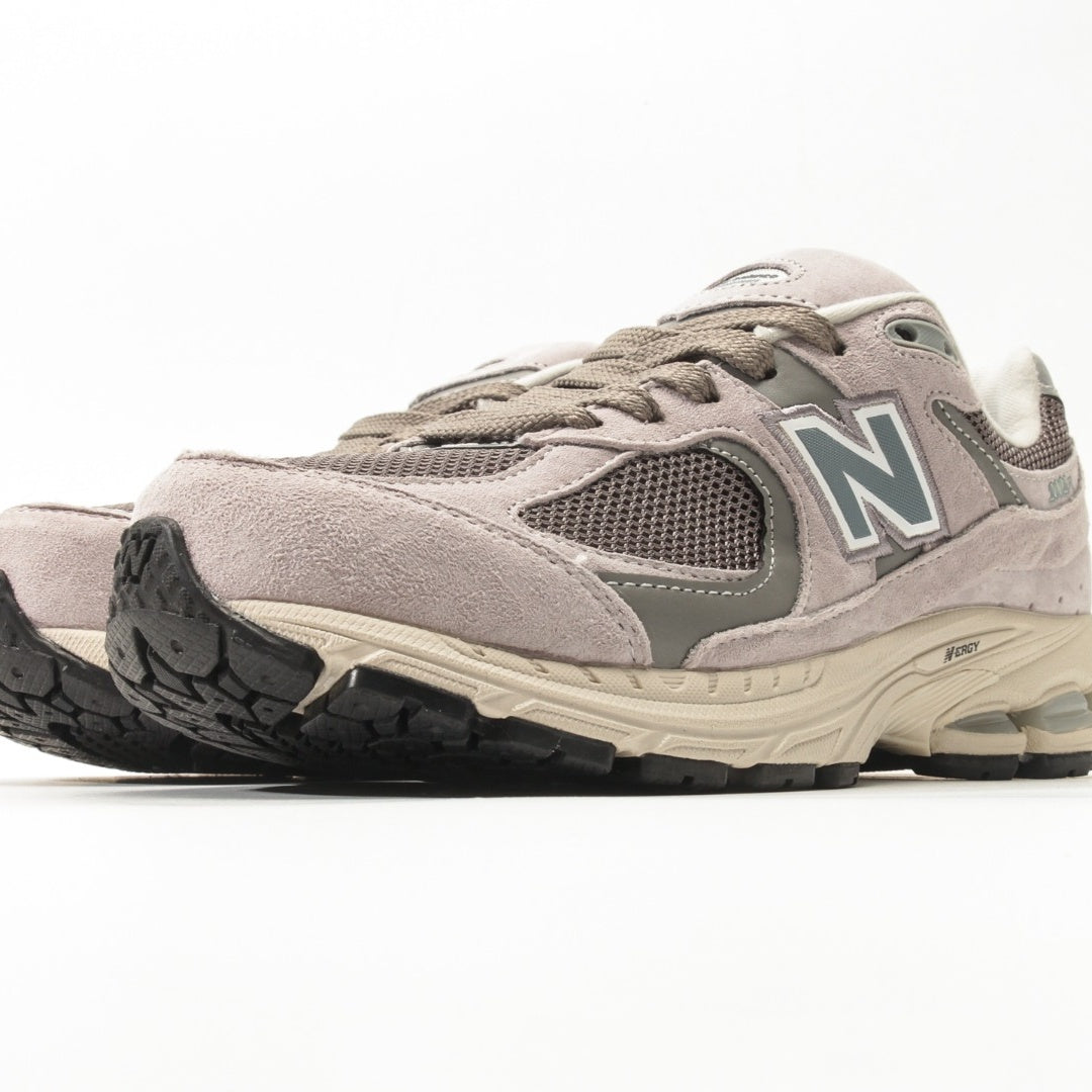 New Balance 2002R Taupe & Grey Retro Sneakers