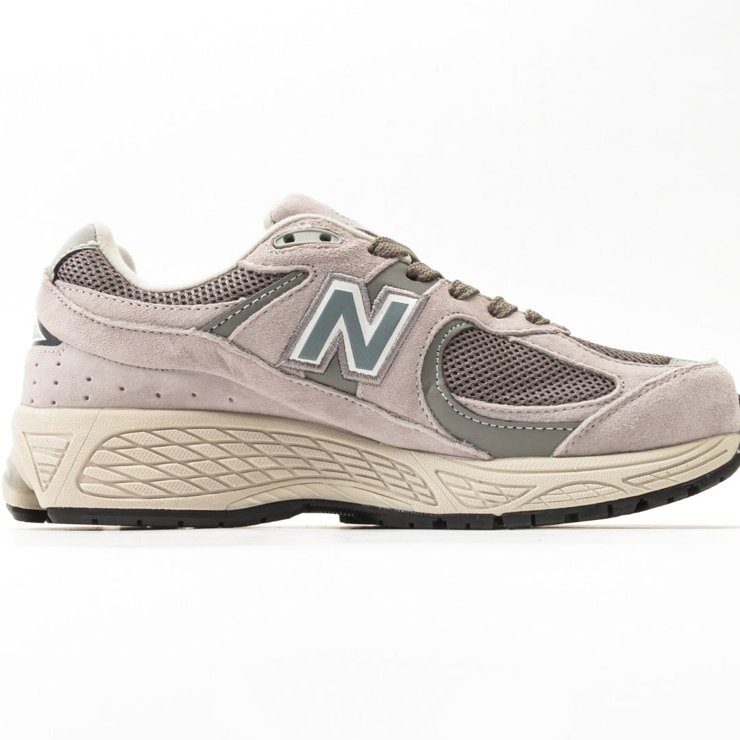 New Balance 2002R Taupe & Grey Retro Sneakers