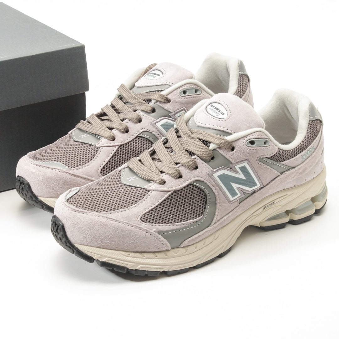 New Balance 2002R Taupe & Grey Retro Sneakers