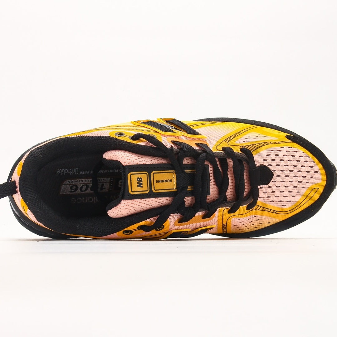 New Balance 1906E Yellow & Black Retro Sneakers